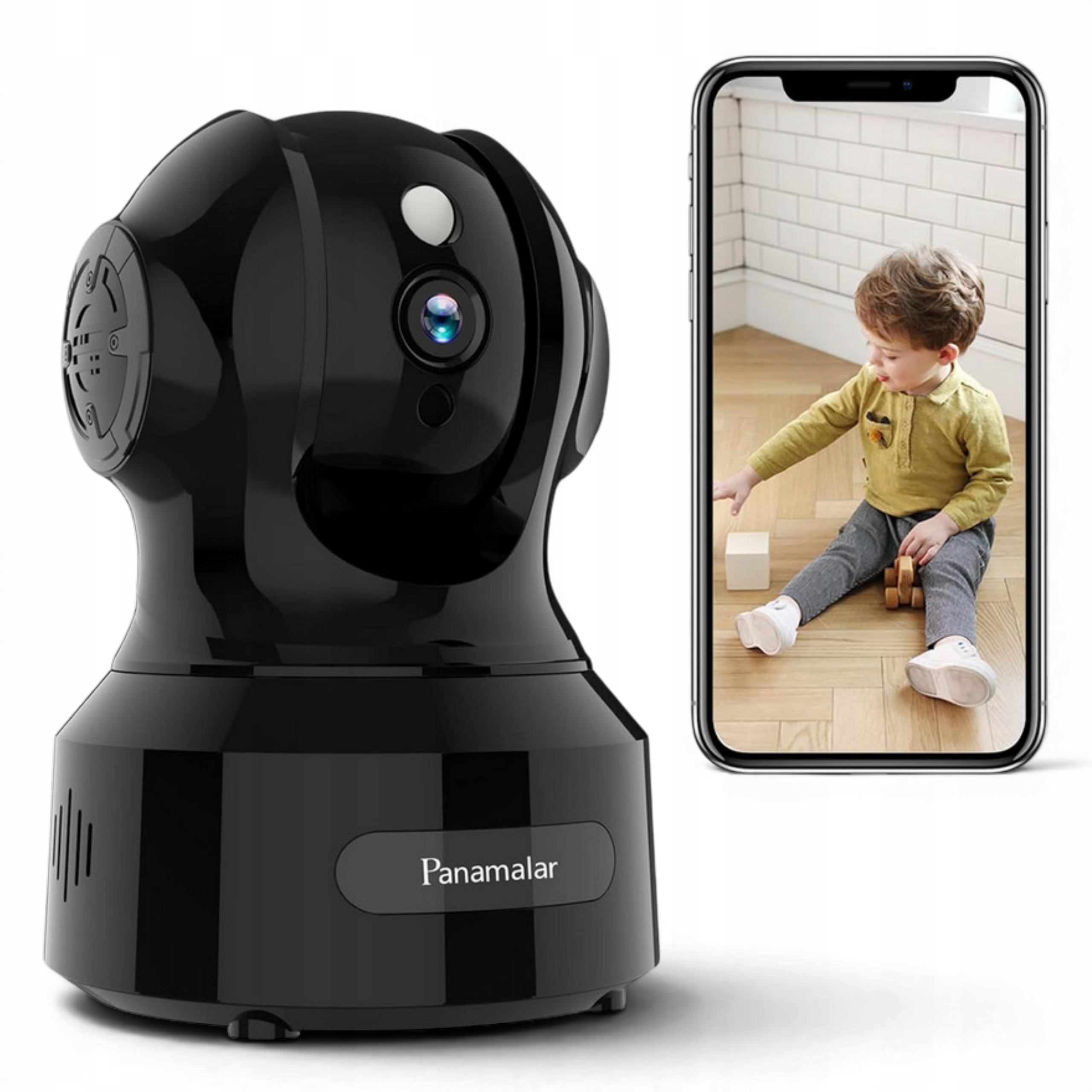 WiFi kamery 2 ks – 1080p, otáčení, detekce, Ir noční vidění