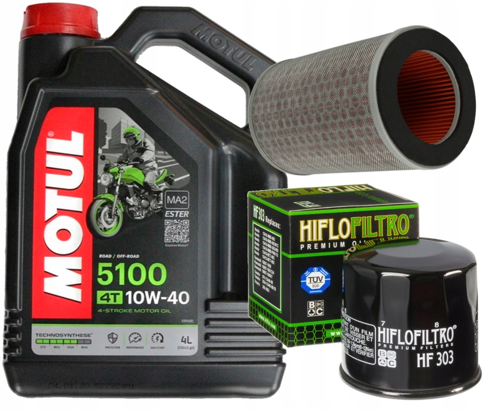 Zestaw Olej Motul 5100 4L Filtry Honda Cb 600 Hornet 98-03