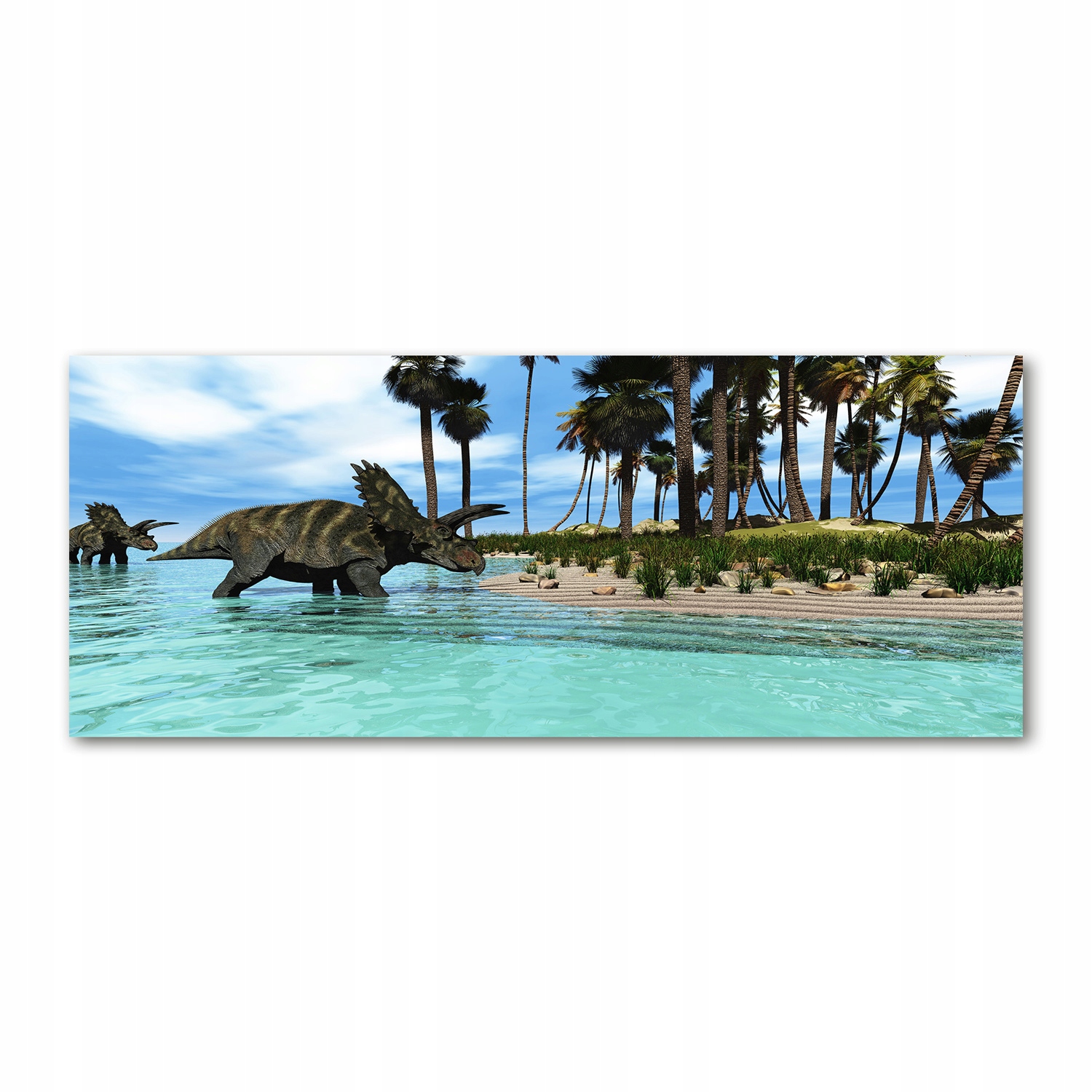 

Foto obraz na szkle akrylowym Dinozaury 125x50 cm