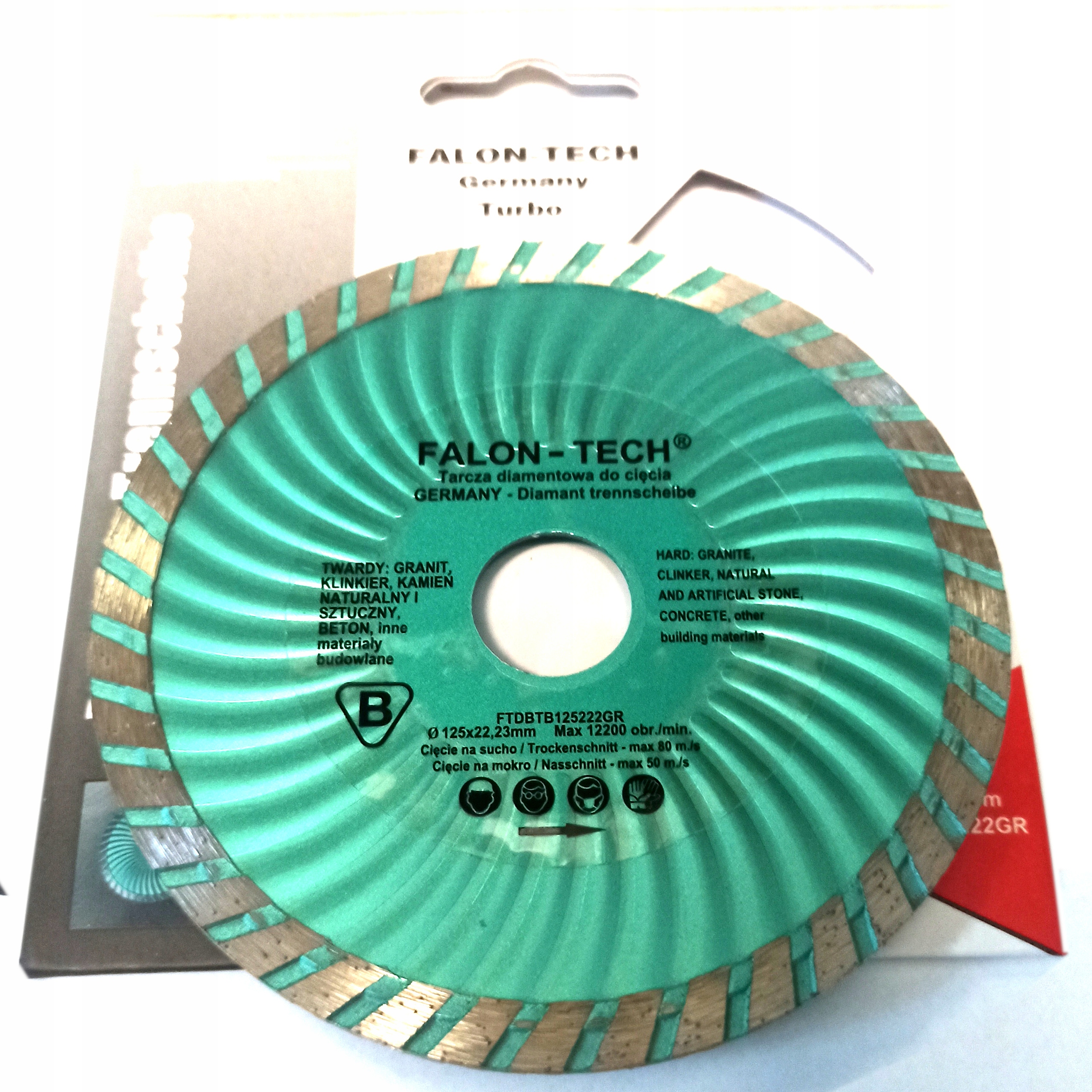 TARCZA DIAMENTOWA TURBO WAVE BETON ZBROJONY 125 MM