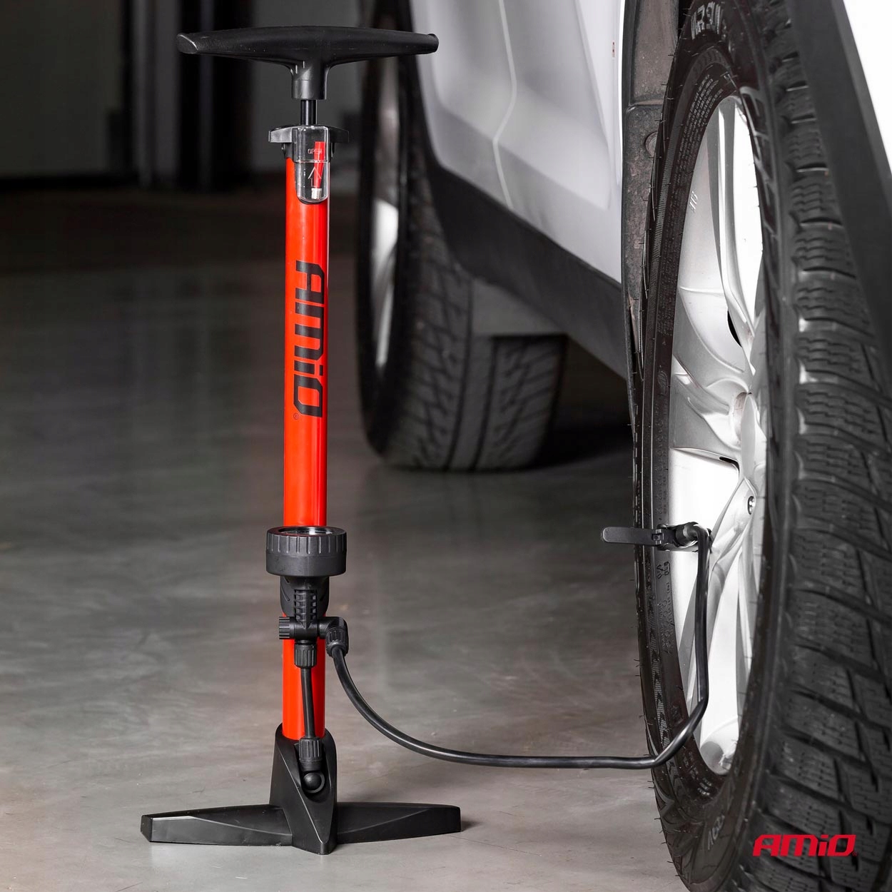 POMPKA Z MANOMETREM ROWEROWA SAMOCHODOWA SŁUPKOWA Rodzaj ręczna