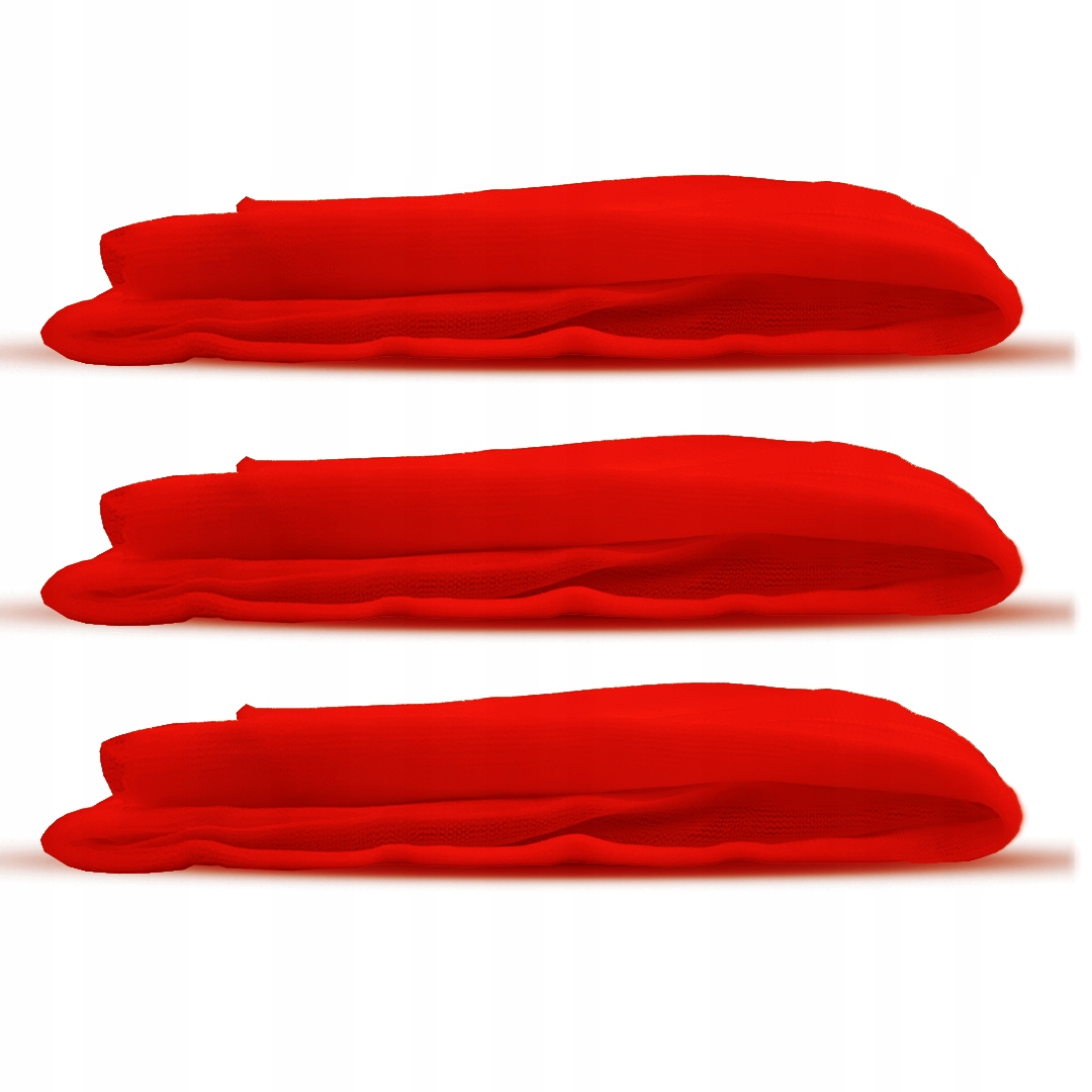 Siatka na rusztowania czerwona rusztowanie Ochrona 2,57x10m Zestaw 3 sztuki