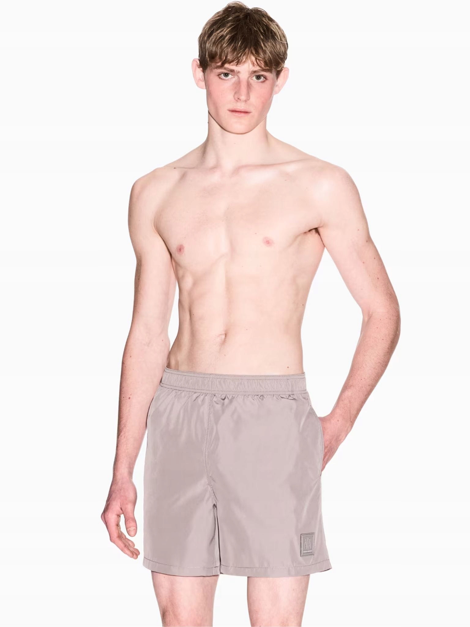 Pánské šortky Armani Exchange XM000812 AF13556 béžové XL