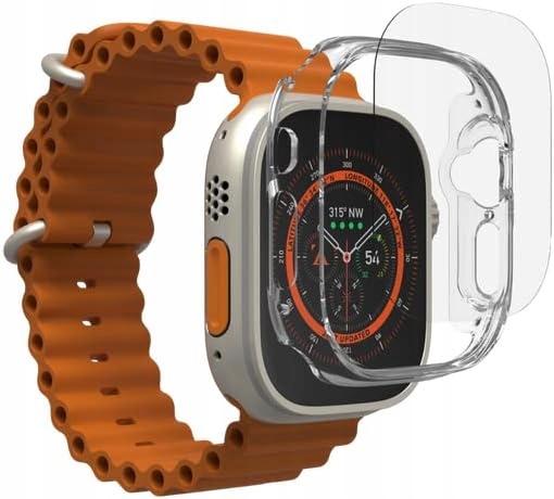 Zagg Pouzdro rámeček pouzdra hybridní Fólie pro Apple Watch Ultra 1/2 49mm
