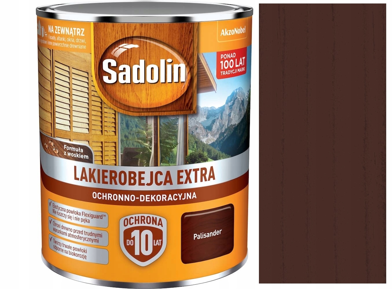 

Sadolin Extra Lakierobejca 0,75L Palisander