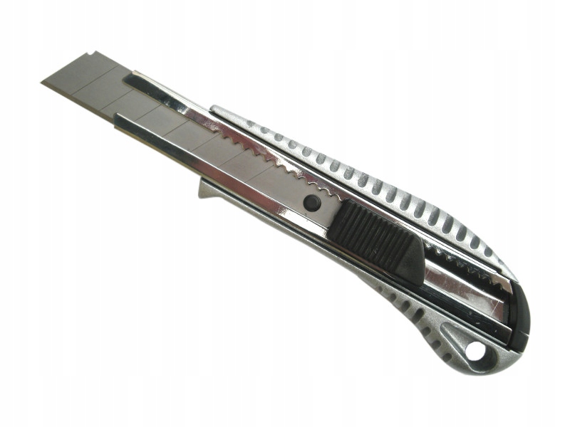 

Nóż Nożyk Tapetowy Monterski Ostrze ŁAMANE18mm