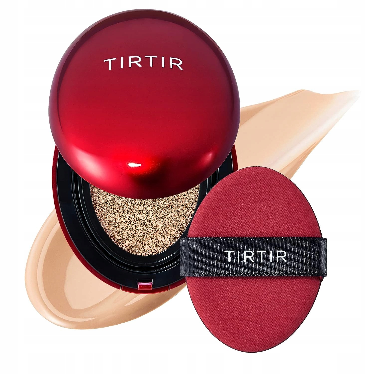 TIRTIR MINI MASK FIT RED MINI CUSHION 23N SAND 4.5 g - Podkład w formie cushion — 5