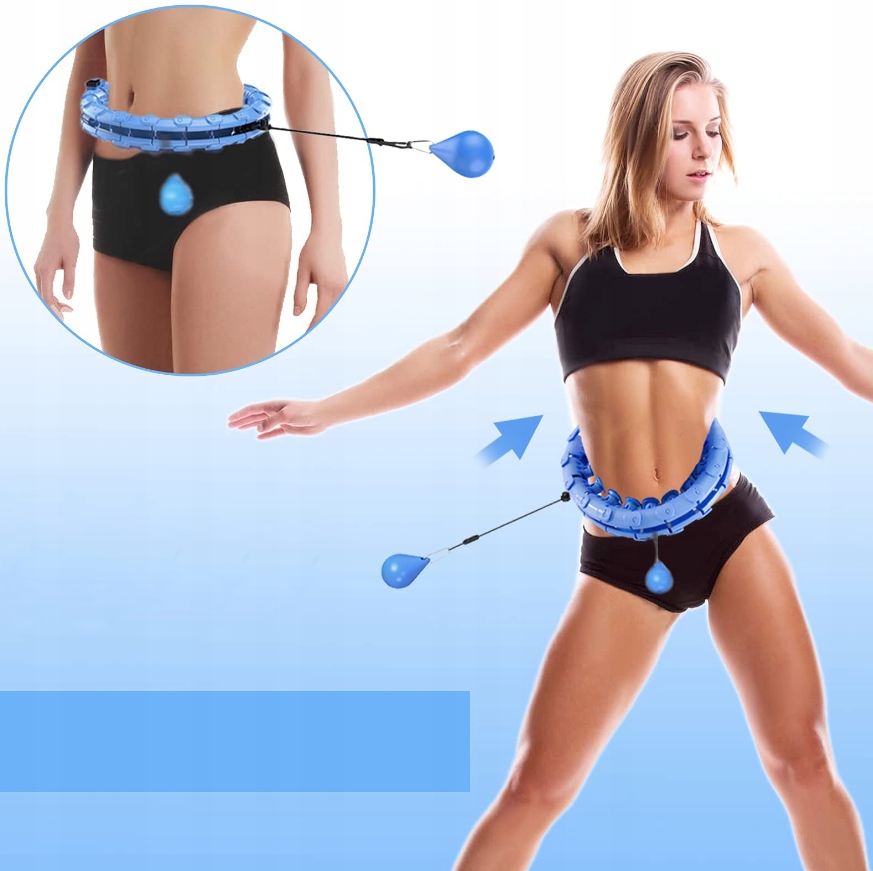 HULAHOP ODCHUDZAJĄCE SKŁADANE KOŁO Z WYPUSTKAMI Model Gym