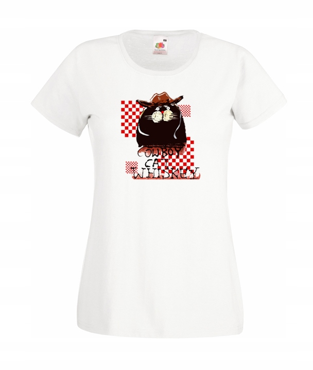 

XL Koszulka Damska Koty Soft Kitty Śmieszne Wzory