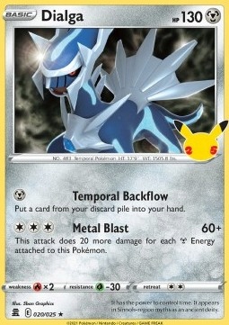 Karty Pokemon (cel 020) Dialga