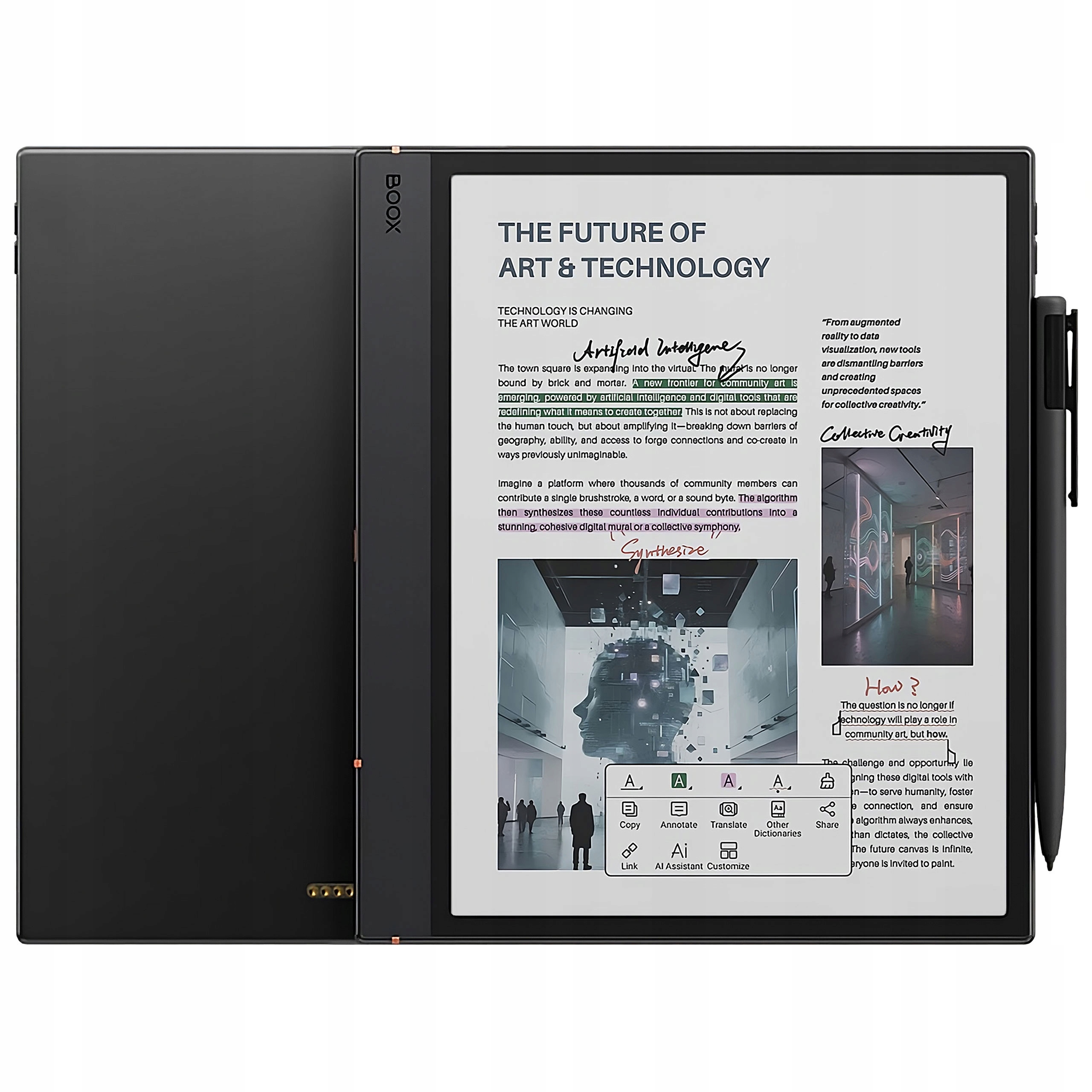 Czytnik Onyx Boox Note Air 5C Kolor 10,3" E-ink Color 64GB/6GB+ Rysik Pen 3