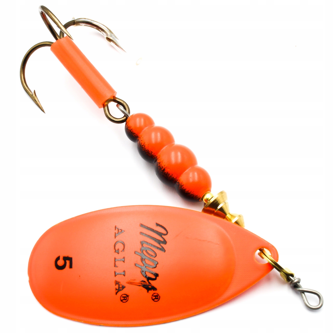 Obrotówka Mepps AGLIA FLUO pomarańczowa nr 5