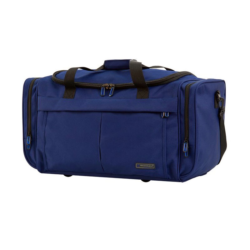 Duża torba podróżna do ręki z bocznymi kieszeniami i paskiem 80l