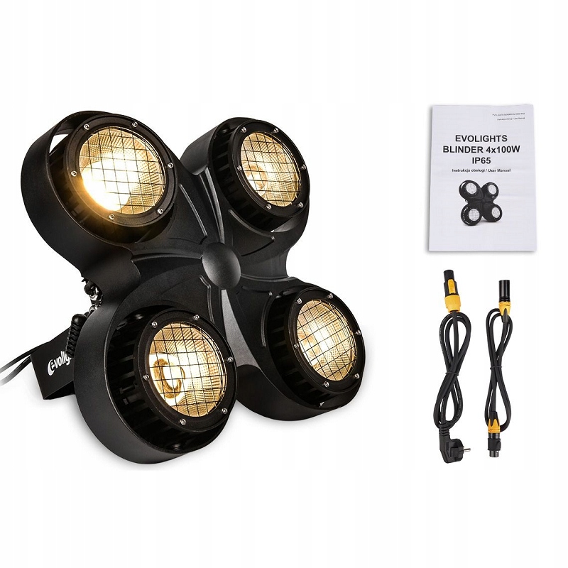 Oświetlacz zewnętrzny sceniczny estradowy Evolights Blinder 4x100W IP65 DMX