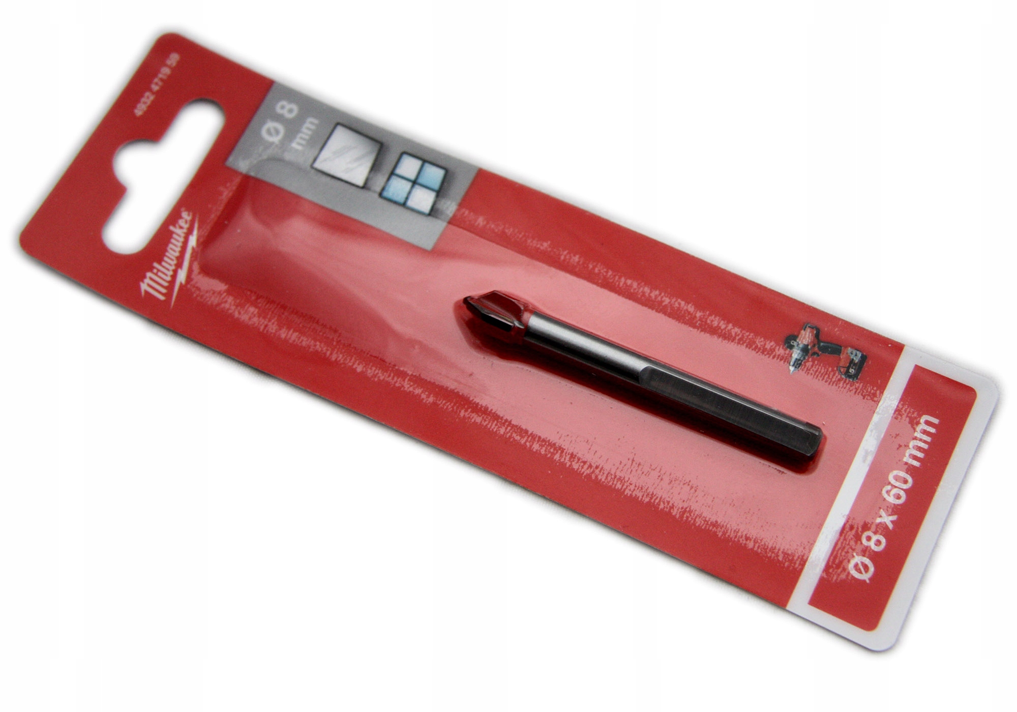 

Wiertło do szkła i ceramiki 8 x 60 mm Milwaukee