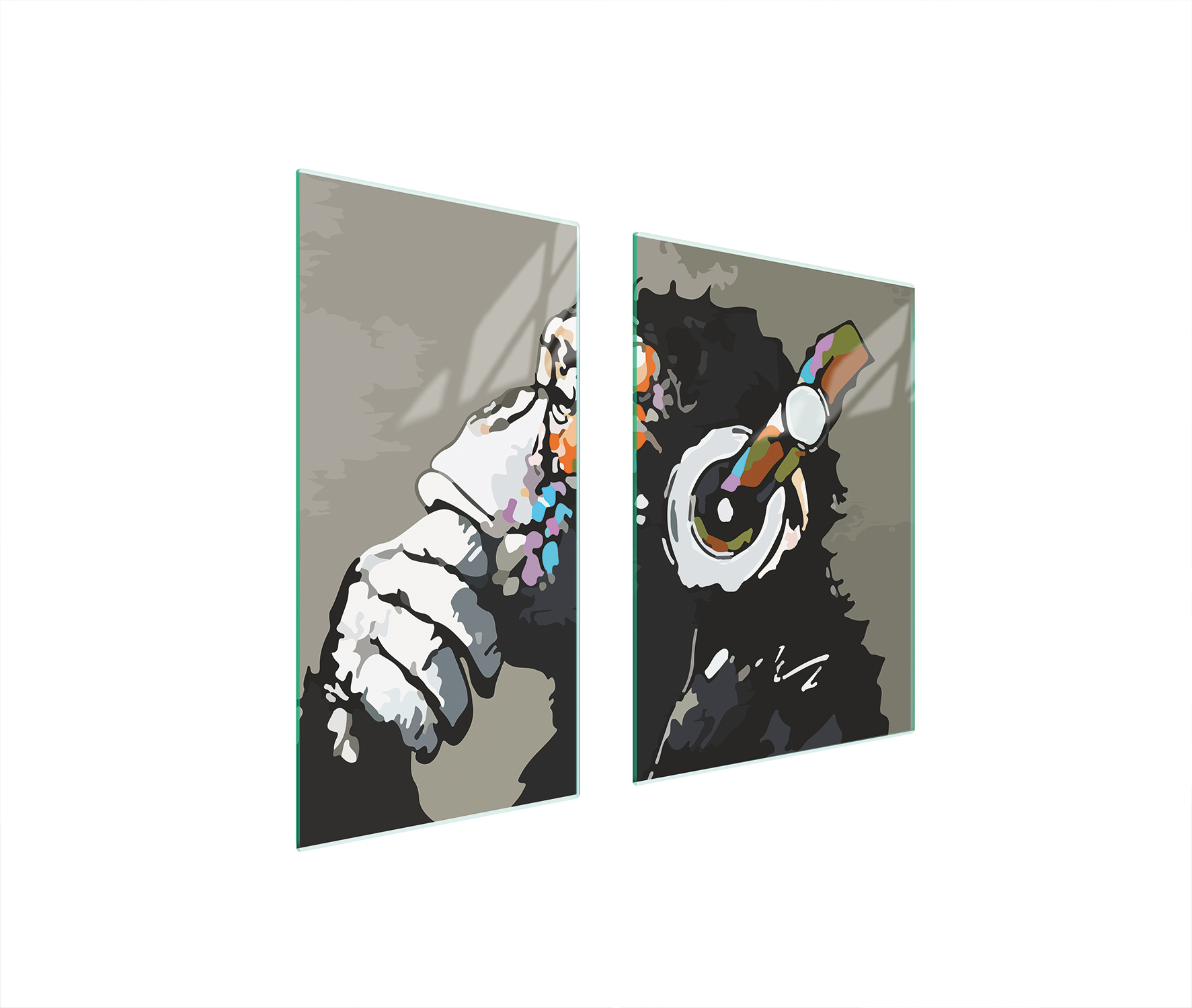 Skleněná Ochranná Deska 75x52 Hudba Tvrzené Sklo