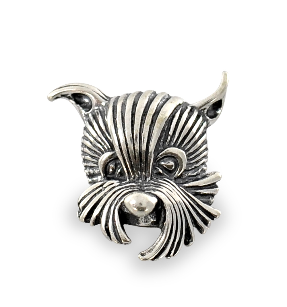 Stříbrný Přívěsek Hlava Psa Pejsek York 925 Sznaucer