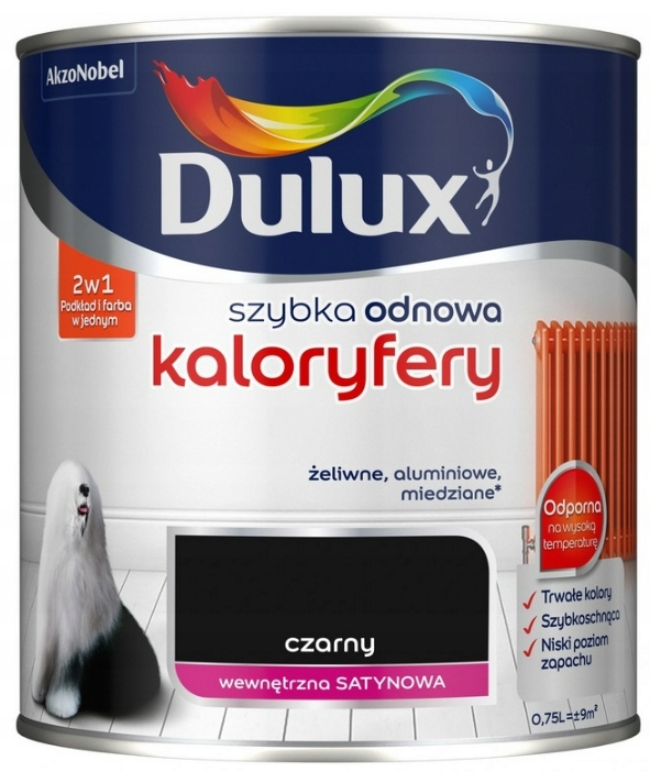 

Dulux Odnowa Farba Do Kaloryferów Czarny 0,75L
