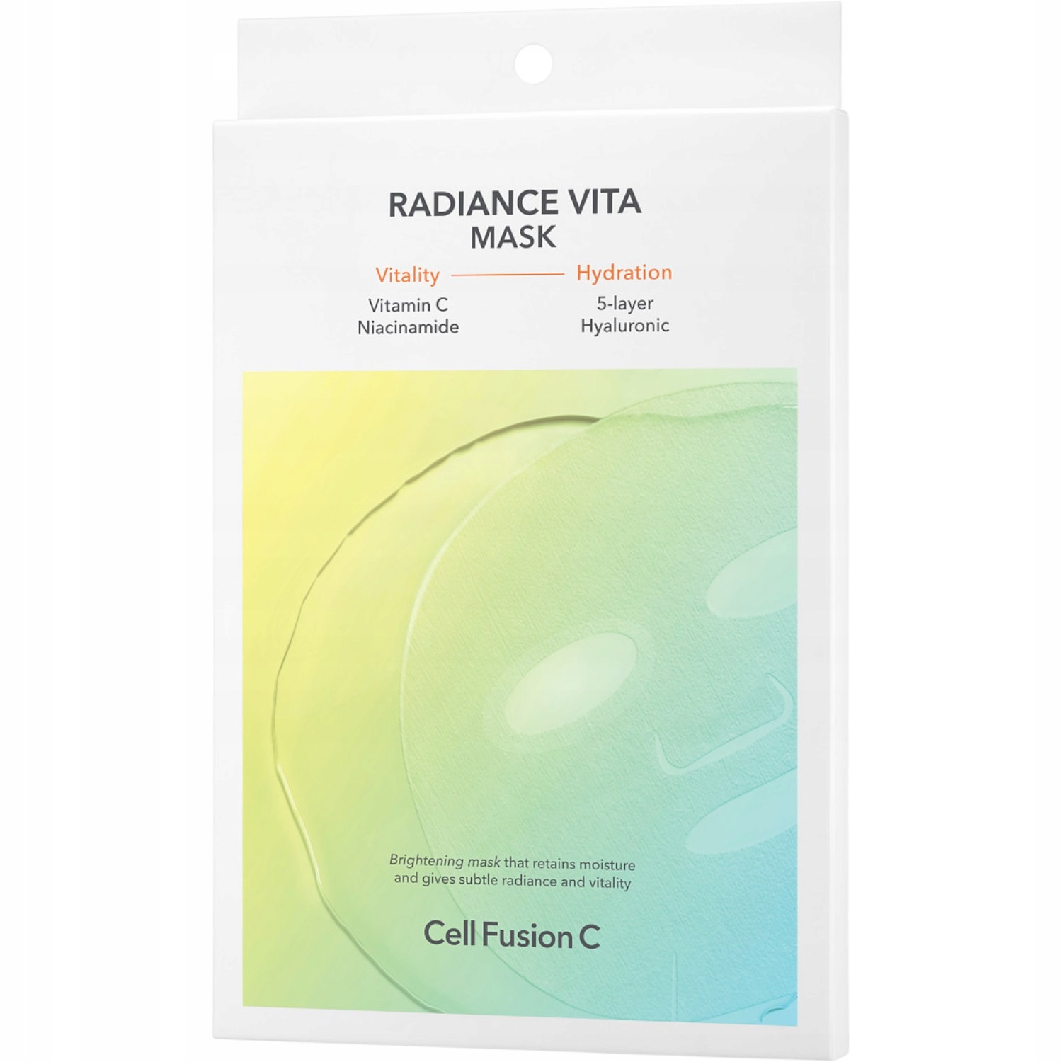 Cell Fusion C Radiance Vita, Maska w płacie z witaminą C B3 oraz