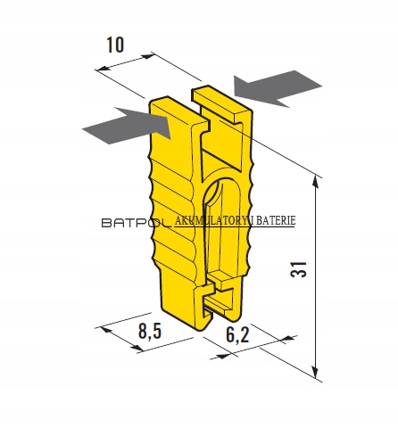 SZCZYPCE CHWYTAK WYIMAK DO BEZPIECZNIKOW KROTKI Producent bez marki