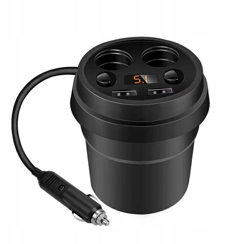 

Ładowarka rozgałęziacz samochodowy 2xGN 2xUSB 3.1A