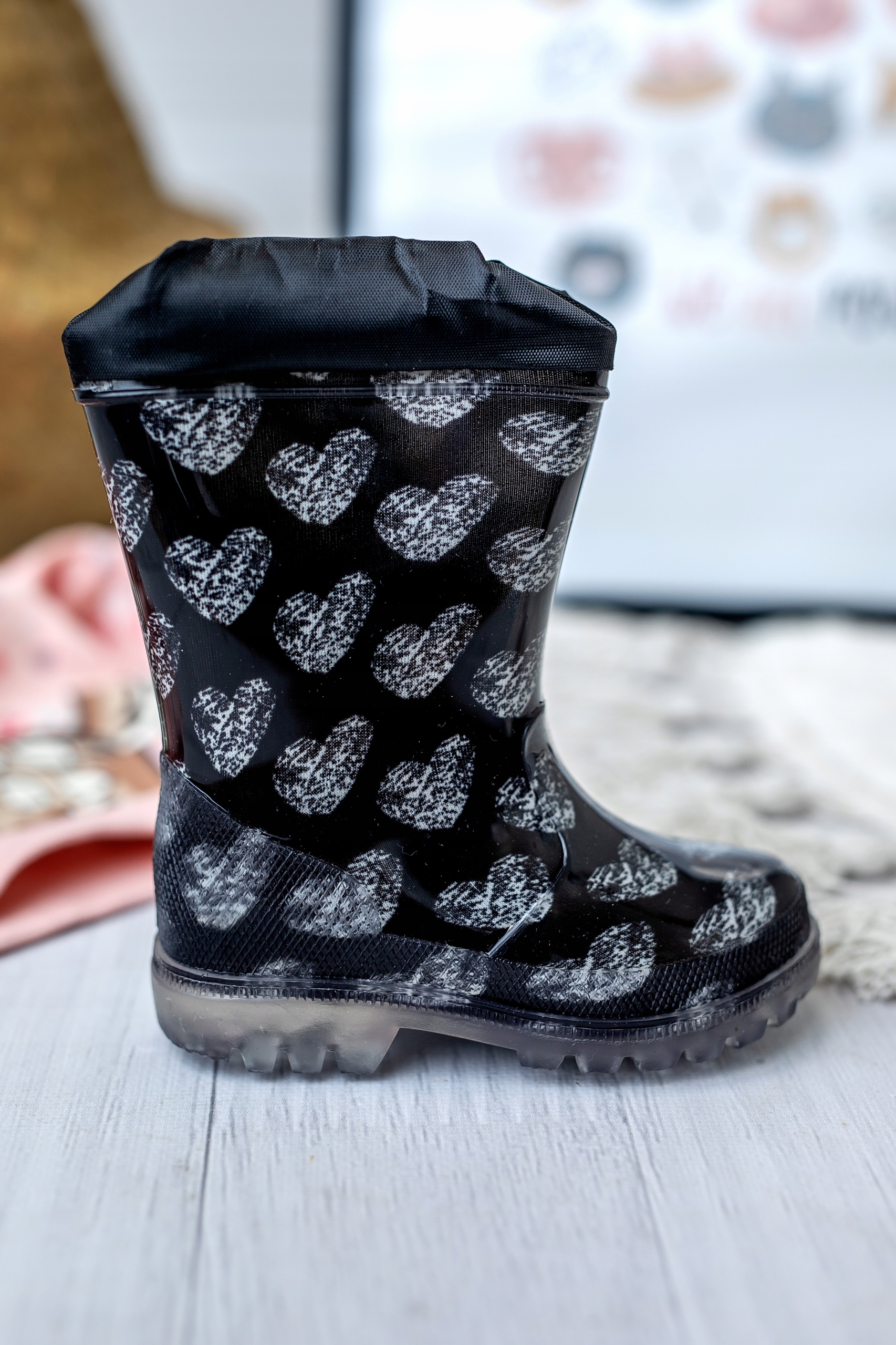 Kalosze GUMOWCE dziecięce czarne WOJTYŁKO (29) Marka Wojtyłko