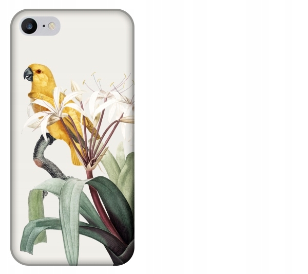 

Etui pokrowiec iPhone 8 Ptak papuga akwarela