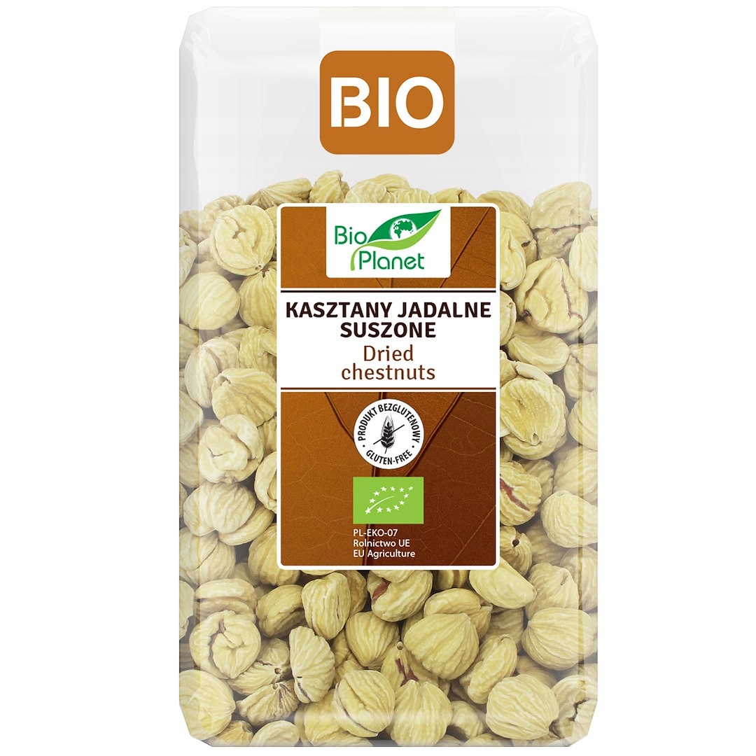 Kasztany Jadalne Suszone Bezglutenowe Bio 1 kg Bio Planet