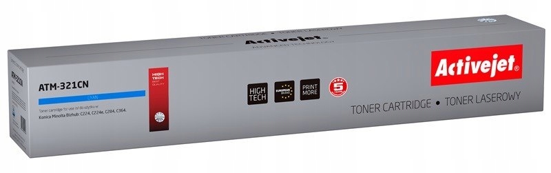 Toner Activejet ATM-321CN (zamiennik do Konica Minolta TN321C; Supreme; 250