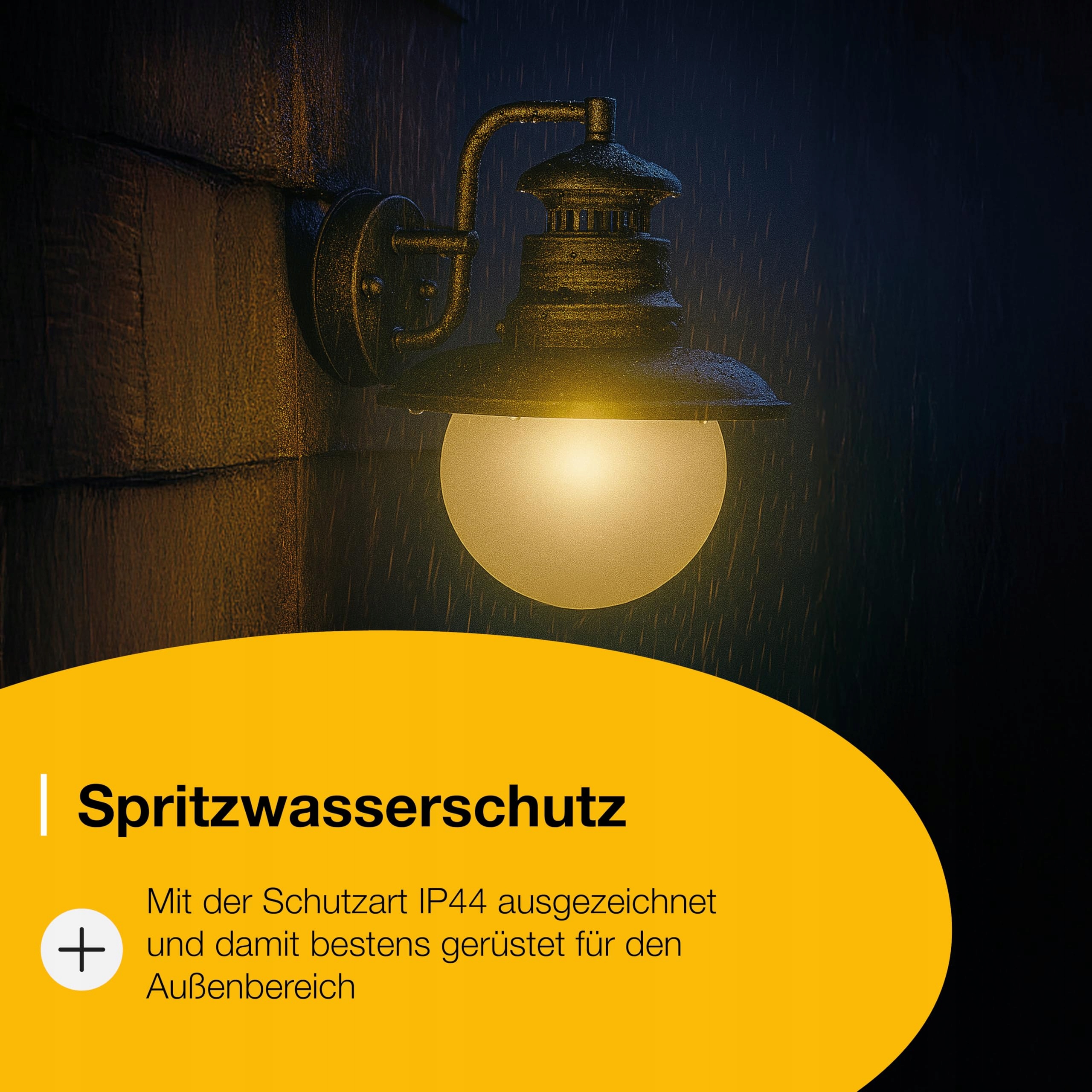 BRILLIANT Lampa Zewnętrzna Artu Wisząca Czarna Złota E27 60W IP44 — miniatura 6