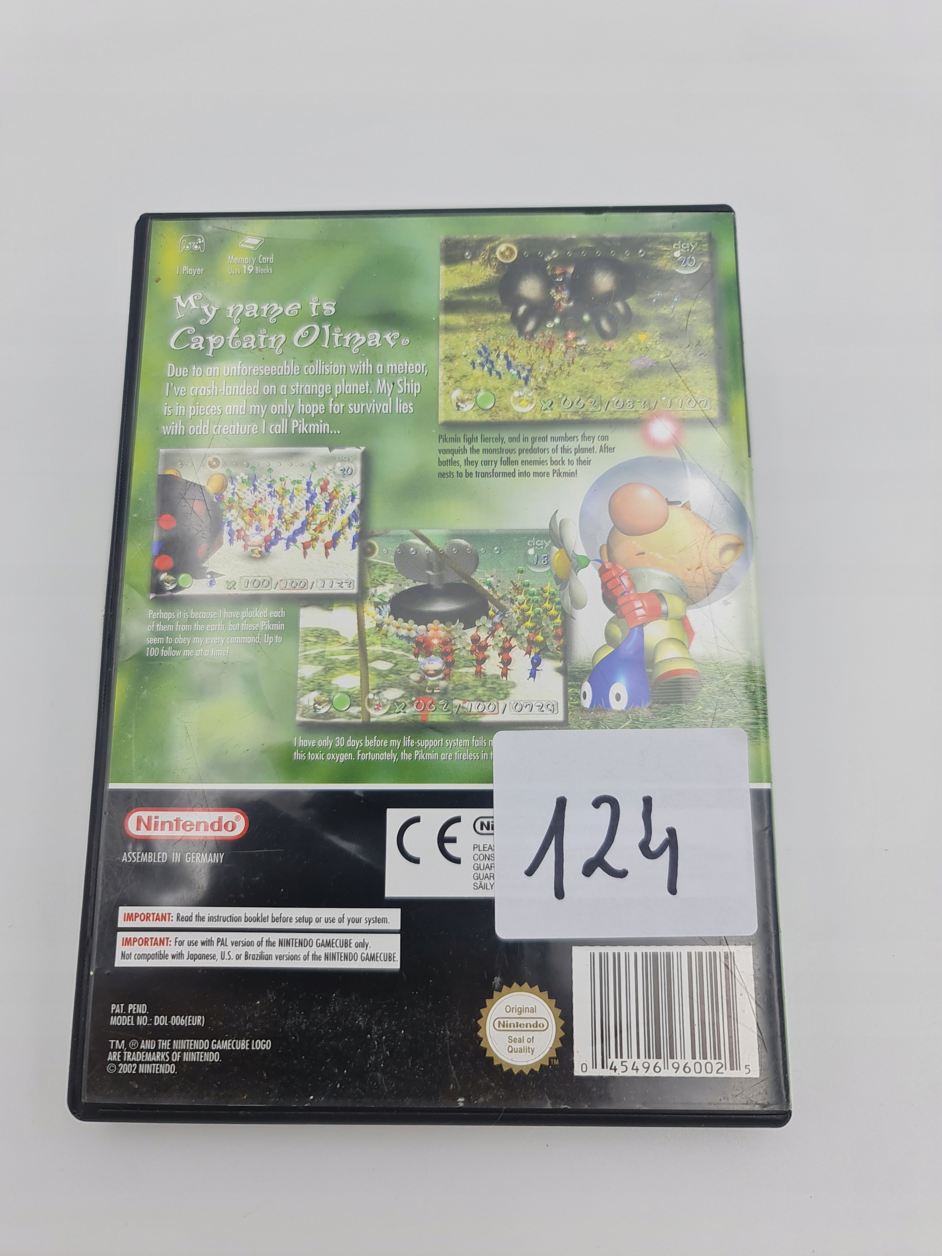 NINTENDO GAMECUBE PIKMIN Platforma Nintendo GameCube