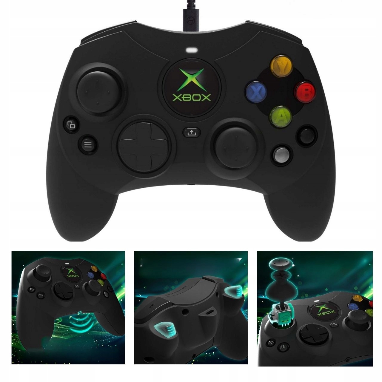Przewodowy pad Xbox Series X|s, Xbox One, Windows 10/11 Czarny