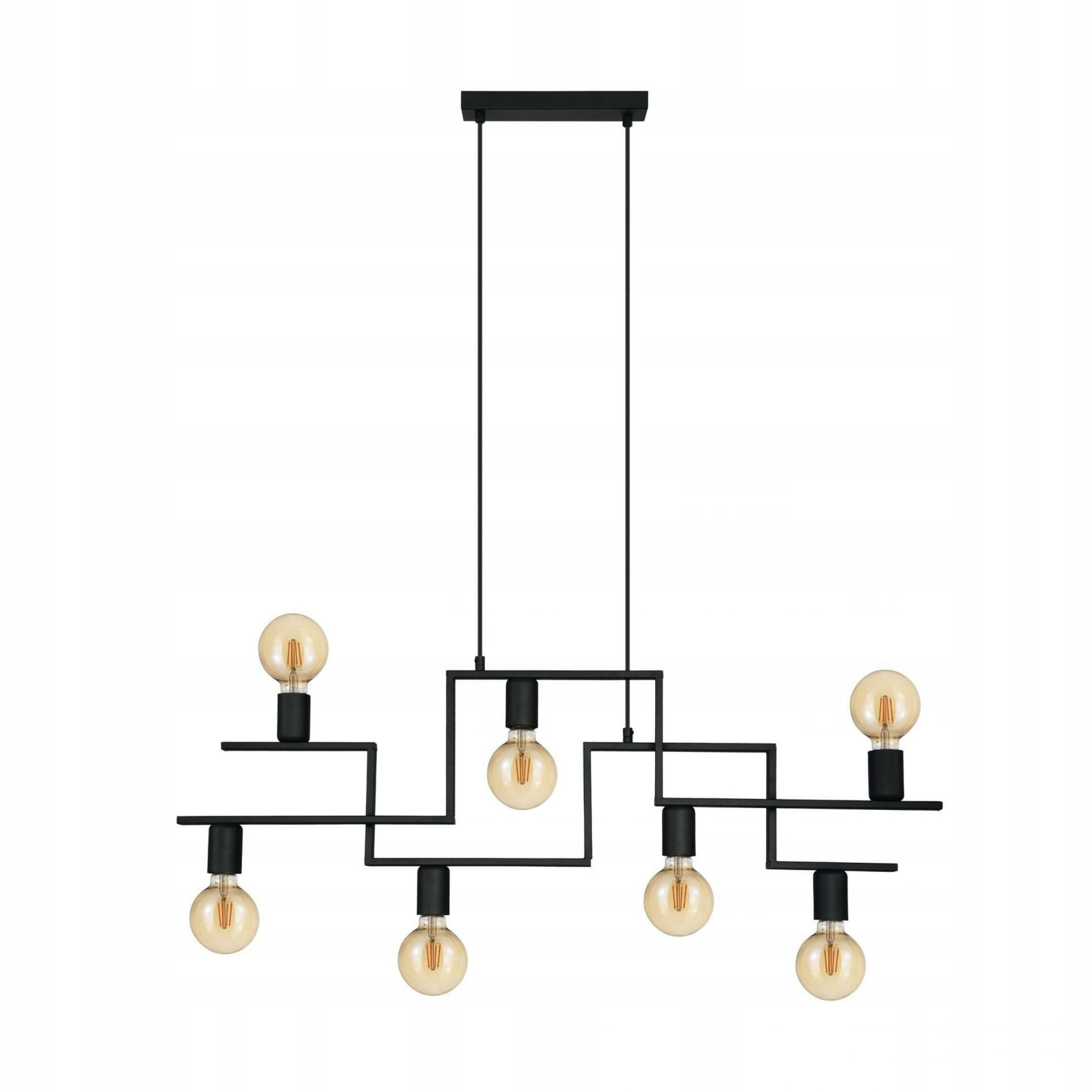 Závěsné svítidlo Eglo Fembard 7xE27 černá ocel 1005mm