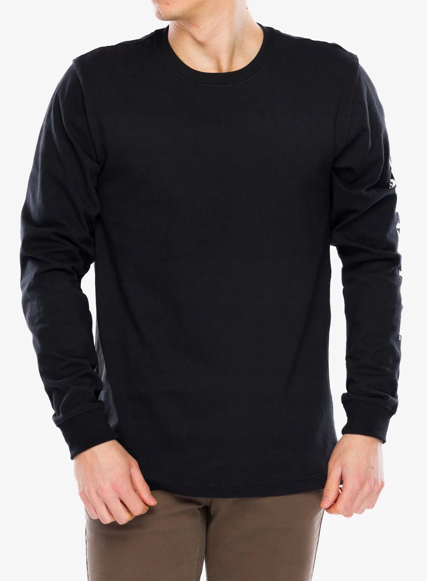 Mikina bez kapuce Carhartt Sleeve Logo T-Shirt L/s černá XL