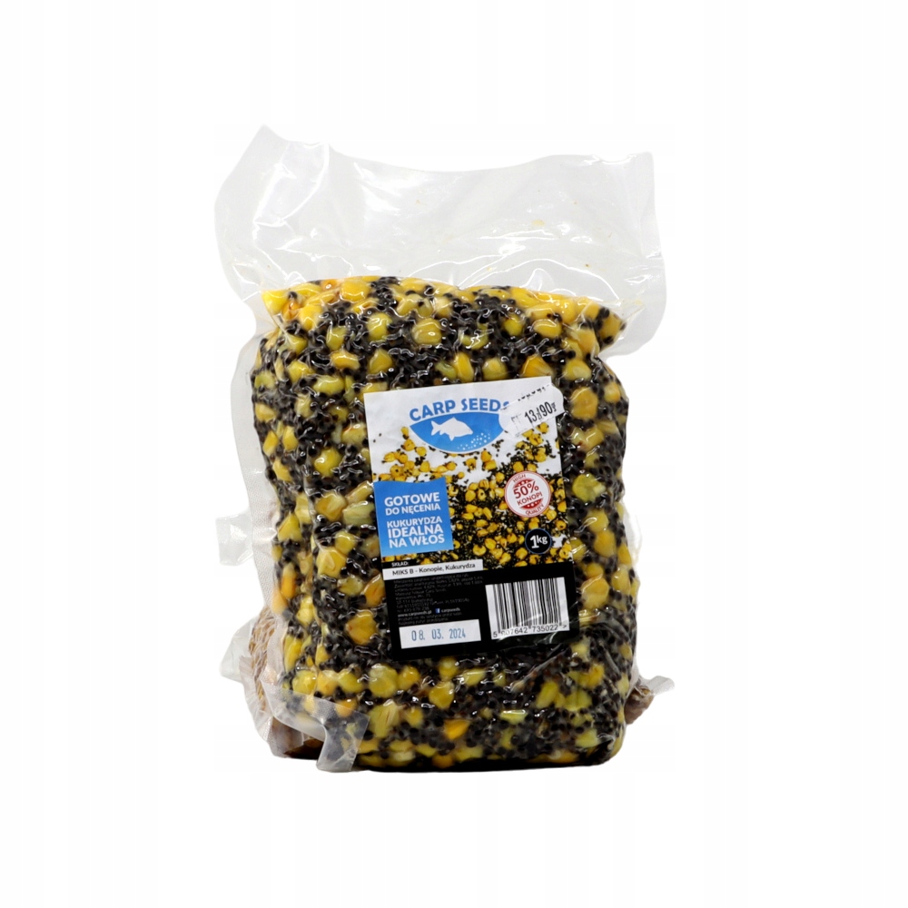 Carp Seeds Miks B konopie kukurydza 1kg