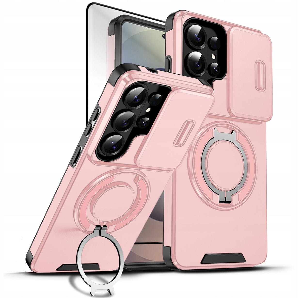 Etui do Samsung Galaxy S26 Ultra, Pancerne Ring Case Obudowa Cover Szybka