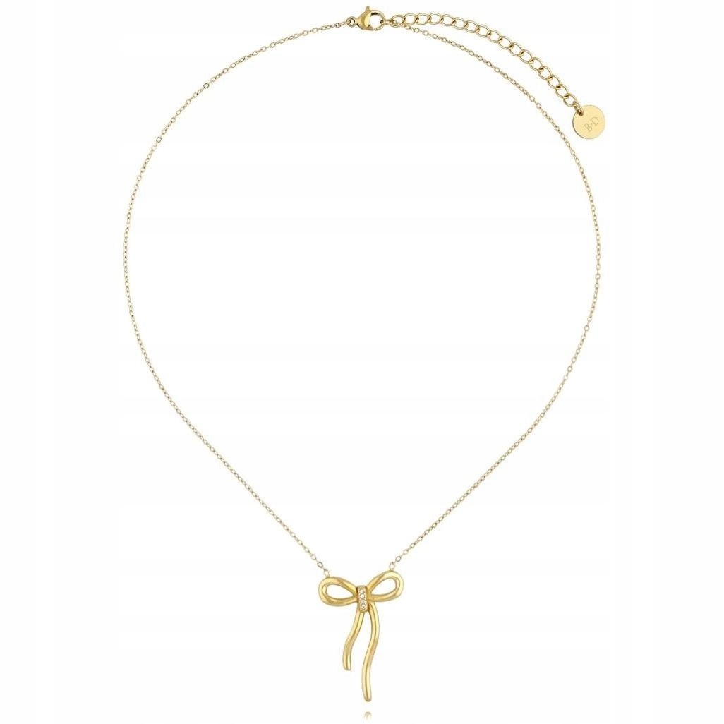 Dámský zlatý náhrdelník By Dziubeka 43 cm