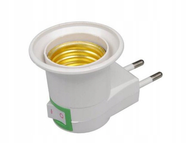 

Adapter przejściówka wtyczka Gniazdko Żarówka E27