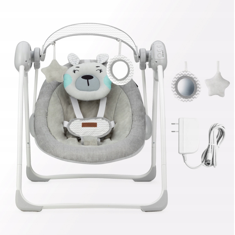 LEŻACZEK BUJACZEK ELEKTRYCZNY HUŚTAWKA - MoMi LISS TURKUS - ZABAWKI MELODIE Kod producenta 5900495921536