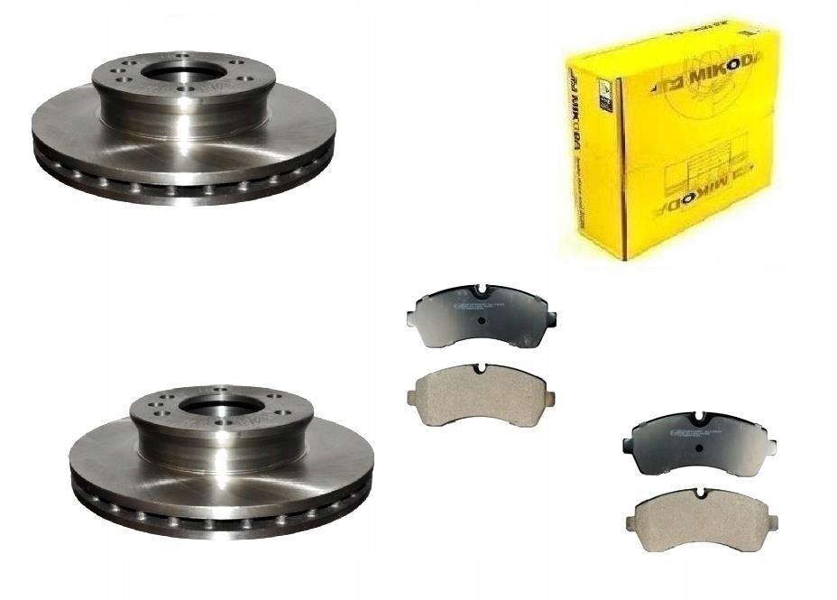 Kotouče Mercedes Sprinter II 500 Vw Crafter 50 2006- Přední Sada