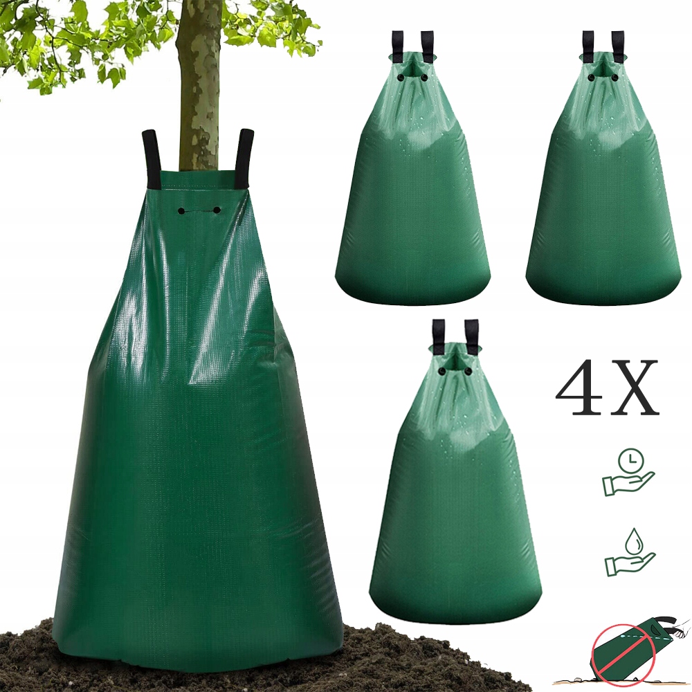 4 X Vak Na Zavlažování Stromů, Vak Na Zavlažování Stromů, 20 Galonů