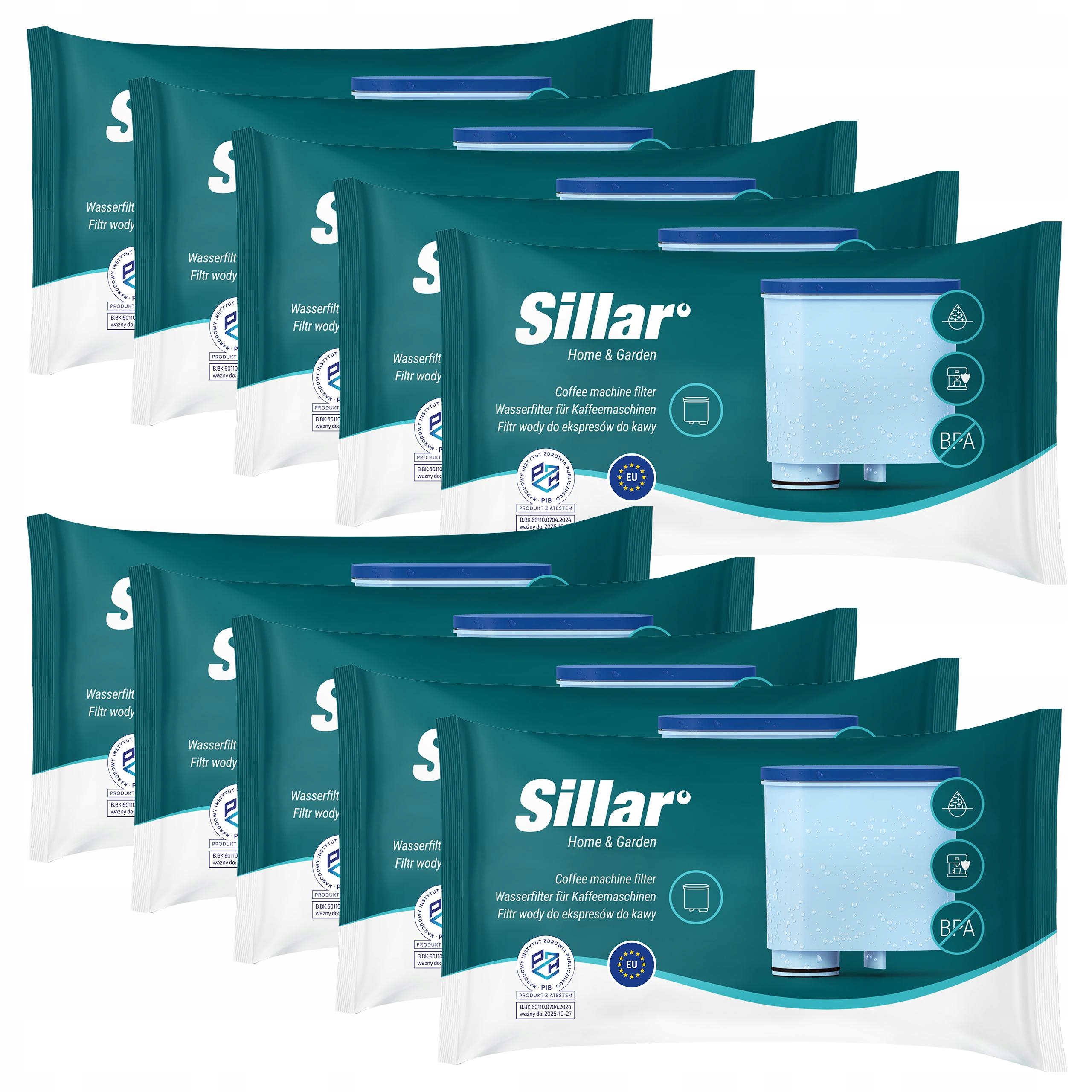 10 x vodní filtr pro kávovar Philips Lattego Latte Go se systémem Aquaclean