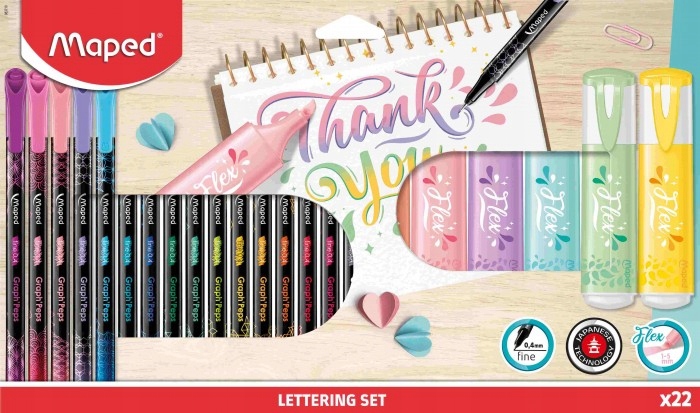 Sada pro lettering 22 dílů