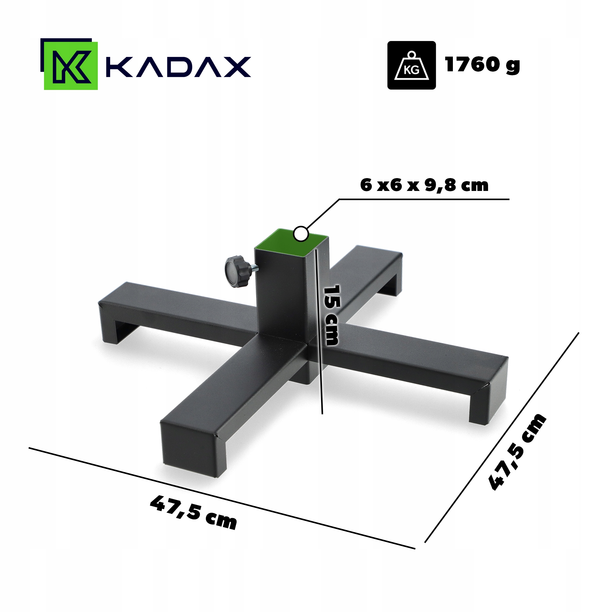 STOJAK POD CHOINKĘ CHOINKOWY METALOWY NA CHOINKĘ DO CHOINKI DRZEWKA Kolor czarny