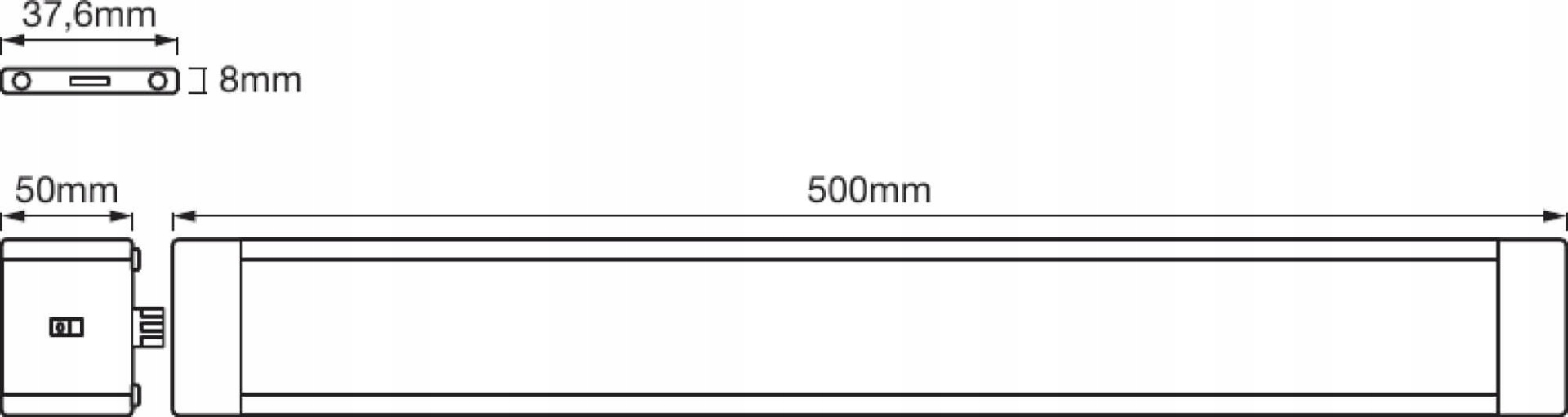 Lampa LED PANEL DO GARAŻU 50cm 10W 3000K LEDVANCE Rodzaj LED