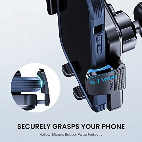CINDRO Uchwyt Samochodowy Do Telefonu 360° Obrotowy Na iPhone Android — miniatura 4