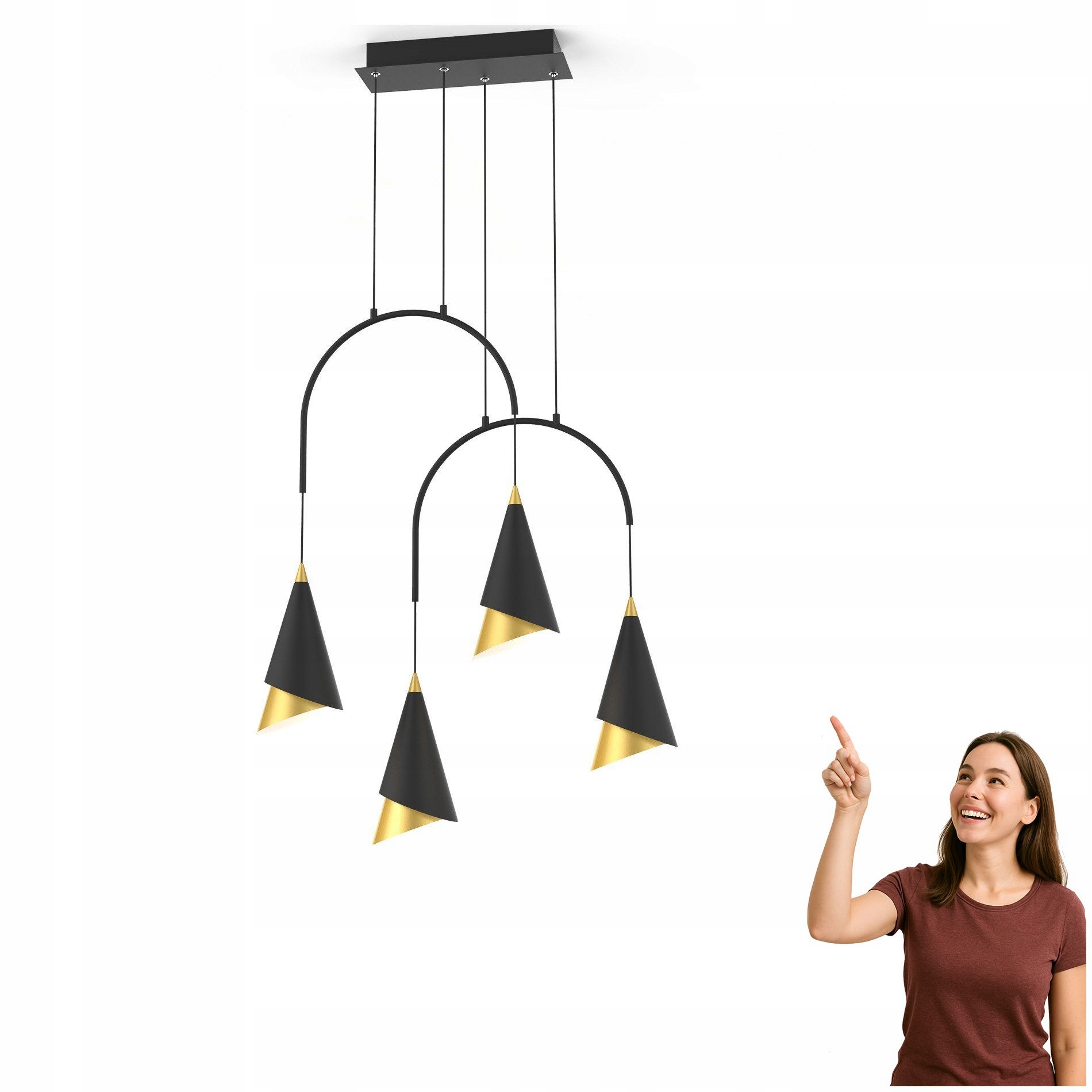 Závesná lampa Raalto PND-433128-3 Italux