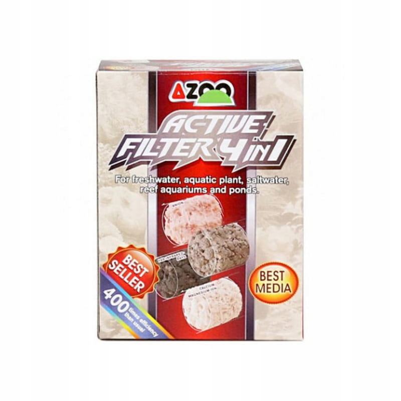Levně Azoo Active Filter 4in110L Nejlepší minerální náplň do Akvarijního filtru