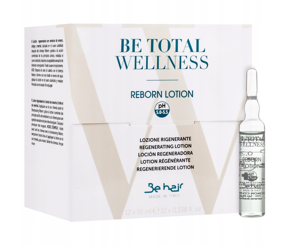 Be Hair Be Total Wellness posilující kúra pro jemné vlasy, 12 x 10 ml