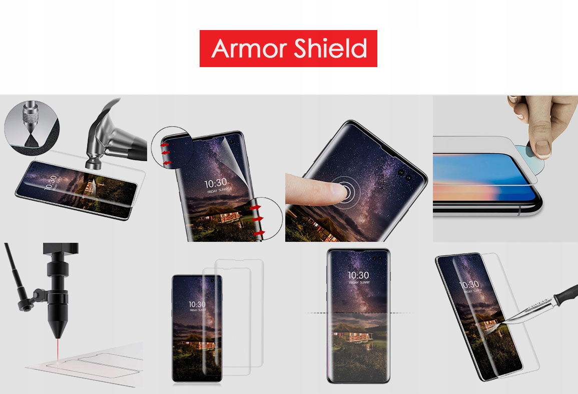3w1 NAJMOCNIEJSZE SZKŁO PANCERNE SZYBKA NA TELEFON APPLE IPHONE 11 Producent ArmorShield